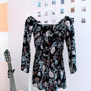 Flowered Romper